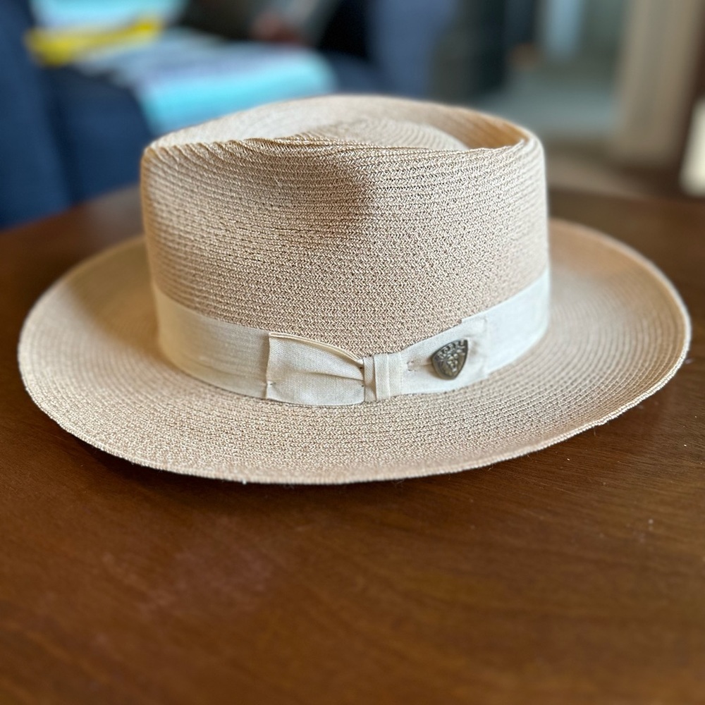 Straw Fedora, size M